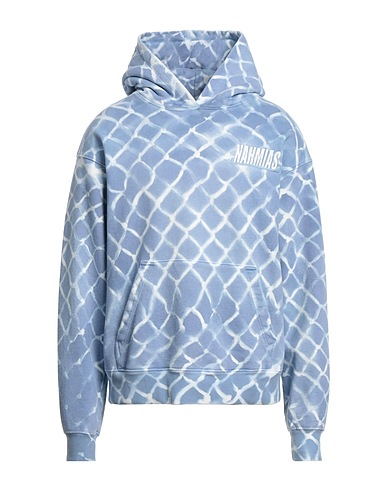 NAHMIAS Hooded track jacket  Sky blue 100% Cotton