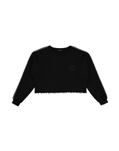 T+ART Sweatshirt Black 80% Cotton, 20% Polyester