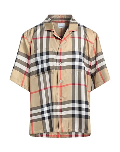 BURBERRY Camisa estampada Beige 100% Seda