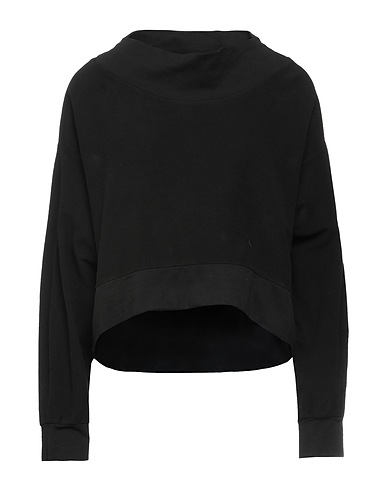 ALESSIA SANTI Sweatshirt LOISIRS Black 95% Cotton, 5% Elastane