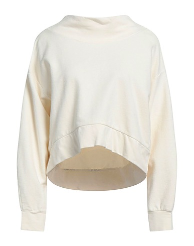 ALESSIA SANTI Sweatshirt LOISIRS Ivory 95% Cotton, 5% Elastane