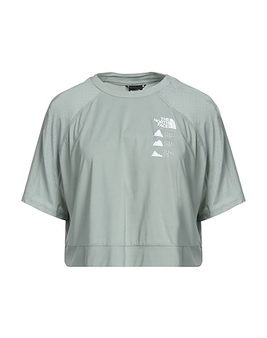THE NORTH FACE Crop top Sage green 57% Nylon, 29% Polyester, 14% Elastane