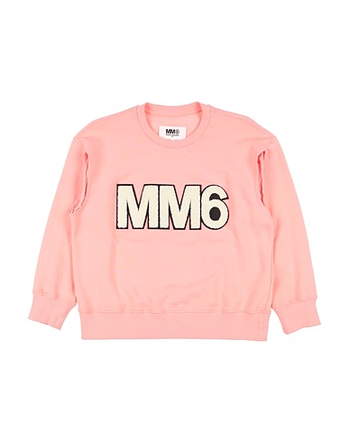 MM6 MAISON MARGIELA Sweatshirt Pink 100% Cotton, Elastane, Polyester