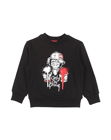 DIESEL Sweatshirt Black 60% Cotton, 40% Polyester
