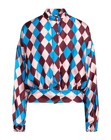 FORTE_FORTE Patterned shirts & blouses Light pink 100% Silk