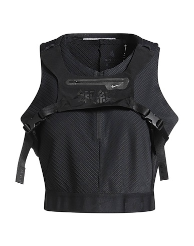 NIKE Athletic tops X MMW Black 89% Polyester, 11% Elastane