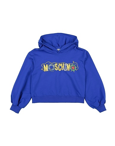 MOSCHINO TEEN Sweatshirt Blue 95% Cotton, 5% Elastane