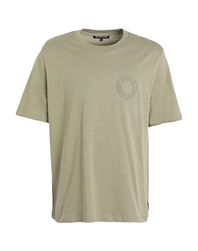 MICHAEL KORS MENS T-shirt Πράσινο του φασκόμηλου 100% Βαμβάκι