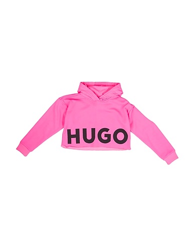 HUGO Hooded track jacket  Fuchsia 77% Polyester, 23% Cotton