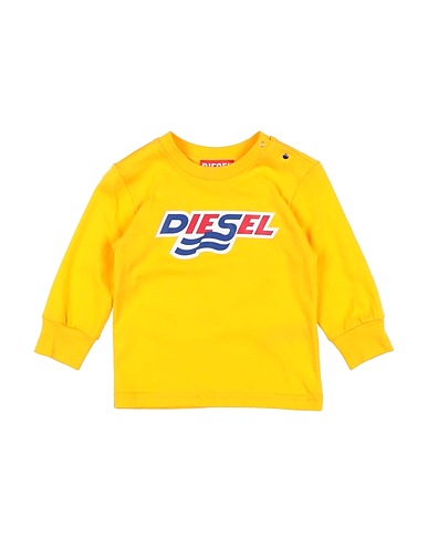 DIESEL T-shirt Yellow 100% Cotton