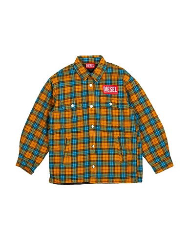 DIESEL Patterned shirt Marigold 100% Cotton