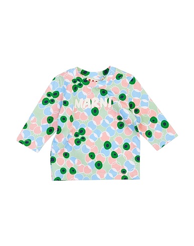 MARNI T-shirt Light green 95% Cotton, 5% Elastane