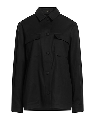 MOTHER OF PEARL Solid colour shirts & blouses Black 50% Lyocell, 47% Organic cotton, 3% Elastane