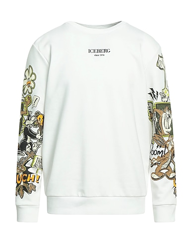 ICEBERG Sweatshirt White 90% Cotton, 10% Polyester