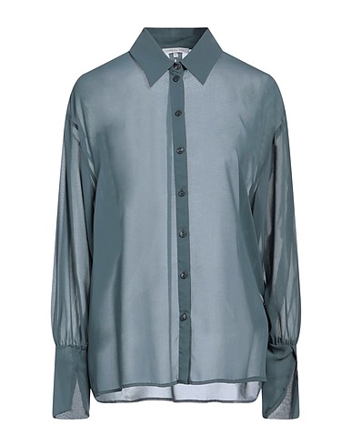 PATRIZIA PEPE Solid colour shirts & blouses Grey 100% Polyester