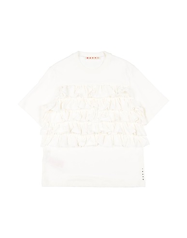 MARNI T-shirt Cream 100% Cotton