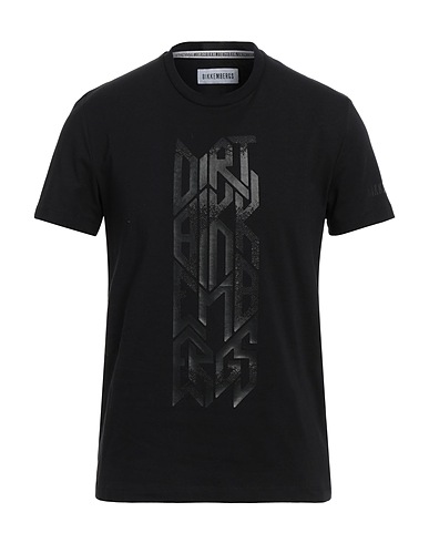 BIKKEMBERGS T-shirt Nero 95% Cotone, 5% Elastan