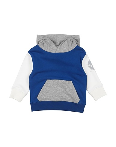 EMPORIO ARMANI Hooded sweatshirt Blue 67% Cotton, 33% Polyester, Elastane