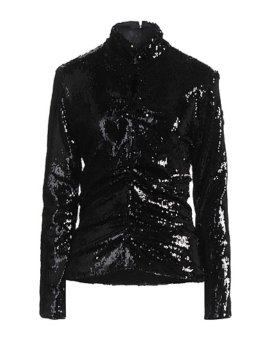 ISABEL MARANT Top Black 100% Cotton, Polyester