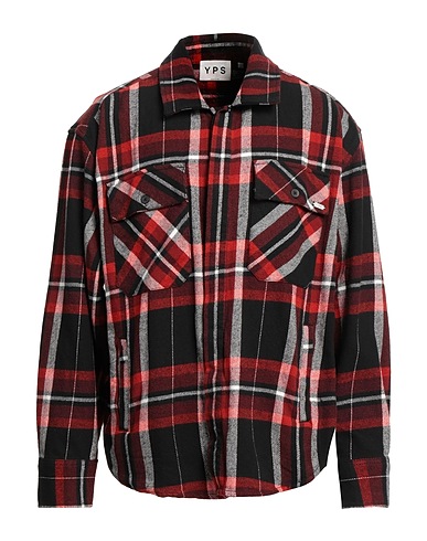 YOUNG POETS Checked shirt Red 100% Organic cotton