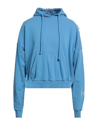 ISABELLA 1985 Hooded track jacket  Light blue 100% Cotton