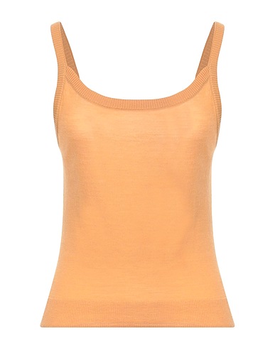 PATRIZIA PEPE Top Cammello 100% Lana