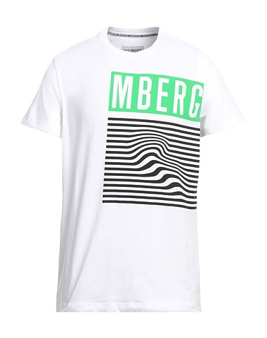 BIKKEMBERGS T-shirt White 95% Cotton, 5% Elastane