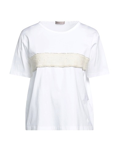 HERNO T-Shirt RESORT Weiß 92% Baumwolle, 8% Elastan, Alpakawolle, Polyamid, Wolle