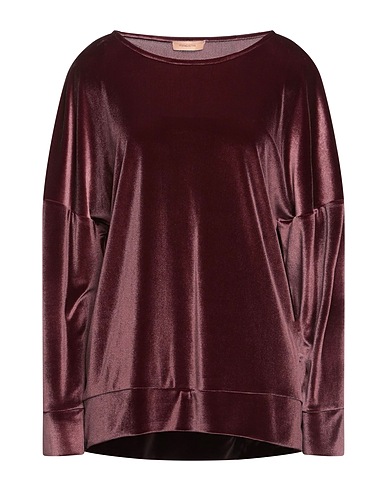 MAESTA Top Burgundy 93% Polyester, 7% Elastane