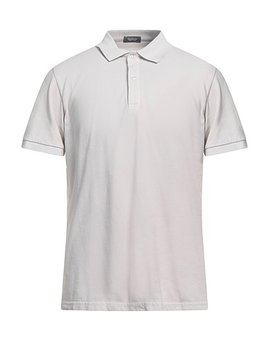 ROSSOPURO Polo shirt Light grey 100% Cotton