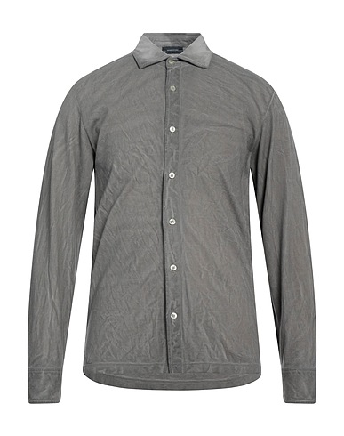 ROSSOPURO Patterned shirt Taupe 100% Cotton
