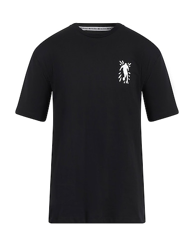 BIKKEMBERGS T-shirt Black 100% Cotton