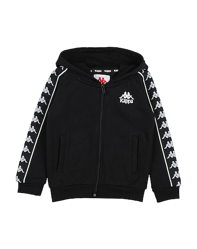 KAPPA Sweatshirt Black 60% Cotton, 40% Polyester