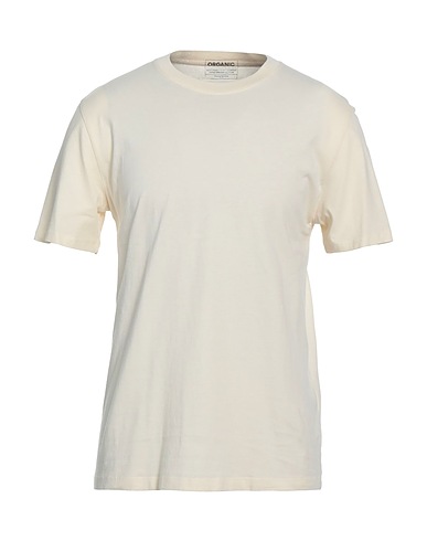 MAISON MARGIELA Basic T-shirt Beige 100% Organic cotton