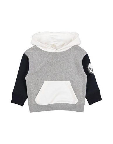 EMPORIO ARMANI Felpa Grigio 67% Cotone, 33% Poliestere, Elastan
