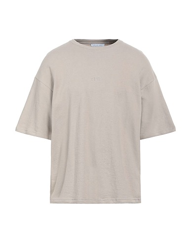 YOUNG POETS Basic T-Shirt Beige 100% Cotton