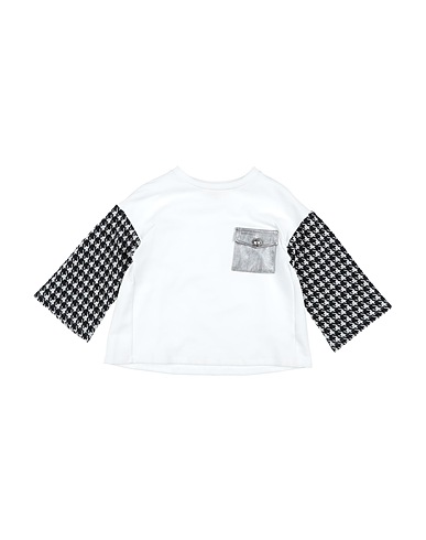 PM PAOLA MONTAGUTI Felpa Off white 94% Cotone, 6% Gomma