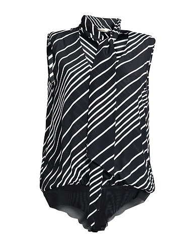 SIMONA CORSELLINI TOPS Schwarz 100% Seide