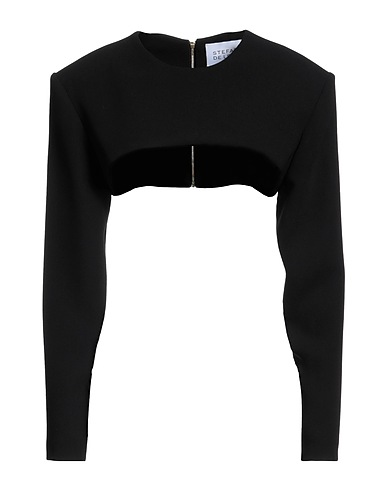 STEFANO DE LELLIS Top Black 100% PES