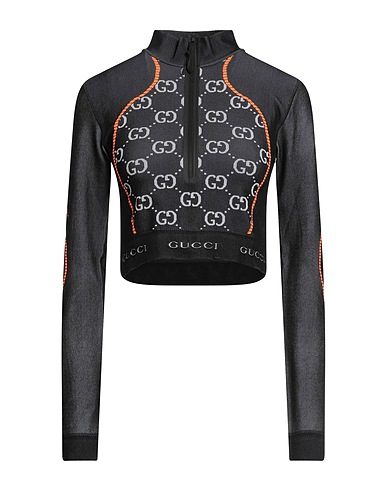 GUCCI Top Charcoal 95% Polyamide, 5% Elastane