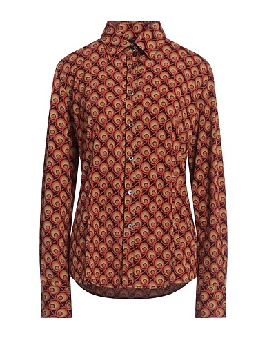 RRD Camicie  e bluse fantasia Ruggine 86% Poliammide, 14% Elastan