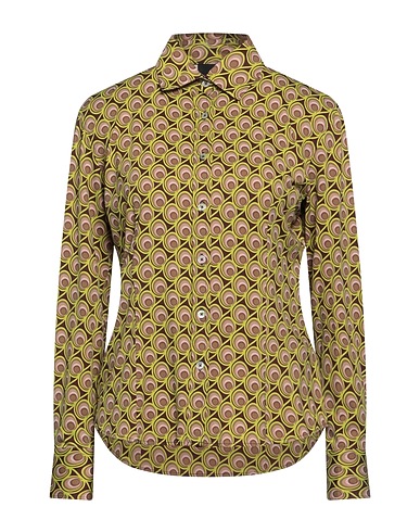 RRD Patterned shirts & blouses Lime green 86% Polyamide, 14% Elastane