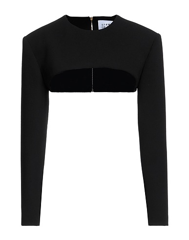 STEFANO DE LELLIS Top Black 100% PES