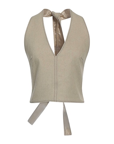 JACQUEMUS Top Beige 100% Linen