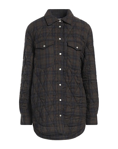 MARANT ÉTOILE Camicia a quadri Testa di moro 100% Cotone