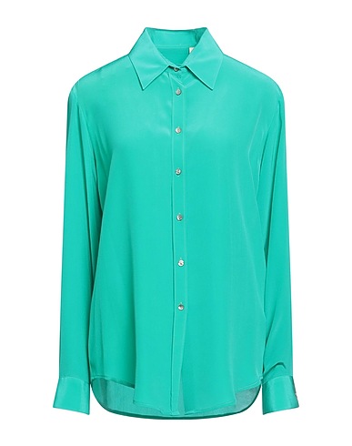CAMICETTASNOB Silk shirts & blouses Emerald green 100% Silk