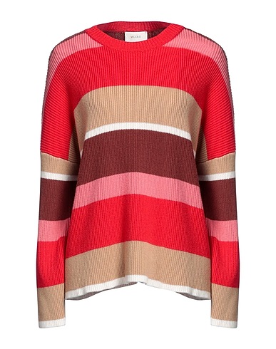 VICOLO Jumper Red 40% Viscose, 30% Polyamide, 25% Wool, 5% Cashmere