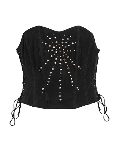GUESS Bustier Black Leather