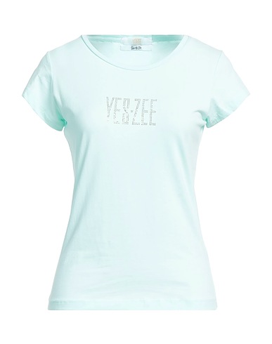 YES ZEE by ESSENZA T-shirt Turquoise 95% Cotton, 5% Elastane