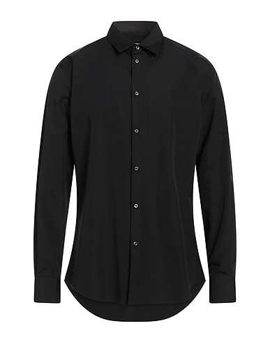 DSQUARED2 Solid color shirt Black 100% Cotton